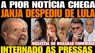 ACABA DE SER INTERNADO AS PRESSAS EM BRASÍLIA APÓS FORTES DORES LULA DA SILVA REGISTRA 5 BI ROMBO [upl. by Aicelaf]