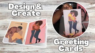 How To Design amp Create Printable Greeting Cards  Beginner Friendly  Using Canva [upl. by Dekeles]