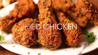 FRIED CHICKEN RECIPE KFC STYLE HOMEMADE [upl. by Norene]