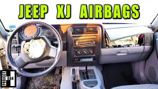 JEEP CHEROKEE XJ AIRBAGS DEPLOYED WITHOUT A CRASH HOW TO REPAIR YOUR AIRBAG SYSTEM [upl. by Ennazor]