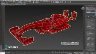 3ds Max 20171  Data Channel Modifier Automatic Crease Weights [upl. by Euhsoj986]