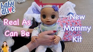 Baby Alive Real As Can Be Baby  New Mommy Kit  Kelli Maple [upl. by Kurth]