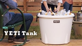 YETI Tank Cooler  Not Your Ordinary Ice Bucket [upl. by Olcott]