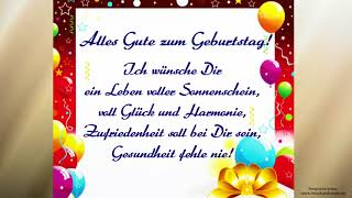 Geburtstag Geburtstagswünsche Glückwünsche zum Geburtstag Geburtstagsglückwünsche [upl. by Aninotna602]