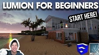 Getting Started with Lumion Real Time Rendering  BEGINNERS START HERE [upl. by Elin215]