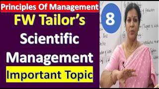 F W Taylors Scientific Management  From Principles Of Management Subject [upl. by Umberto28]