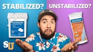 STABILIZED vs UNSTABILIZED Chlorine Whats the Difference  Swim University [upl. by Stricklan]