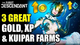 3 Gold Kuipar amp XP Farms In The First Descendant [upl. by Dowell]