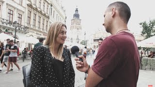 Czy kobiety quotgryząquot  VLOG1 Sonda uliczna  podryw na żywo [upl. by Auqenet]