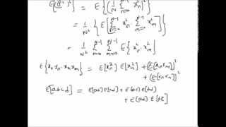 Minimum variance unbiased estimate of variance for observations with zero mean [upl. by Silin]