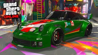 COMET RETRO CUSTOM Customization Ruf Turbo R  GTA 5 Online Bennys Cars Customization [upl. by Amaty]