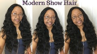 MODERN SHOW HAIR ALIEXPRESS BRAZILIAN BODY WAVE REVIEW [upl. by May]