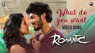 What Do You Want Video Song  Romantic  Akash Puri  Ketika Sharma  Puri Jagannadh  Charmme Kaur [upl. by Ollie799]