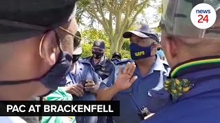 WATCH  PAC protesters march on Brackenfell High School [upl. by Ellehs]