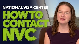 How to Contact the National Visa Center  NVC [upl. by Zackariah]