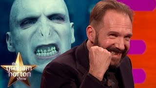 Ralph Fiennes Discusses Playing Voldemort  The Graham Norton Show [upl. by Anwahsat33]