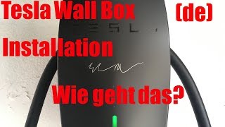 Tesla Wallbox Installation  Wie geht das [upl. by Seeto]