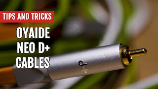 Oyaide Neo D Cables  Tips and Tricks [upl. by Mendy814]