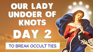 🙏 NOVENA to OUR LADY UNDOER of KNOTS Day 2 🙏 Deliverance from OCCULT ties [upl. by Sonitnatsnoc513]