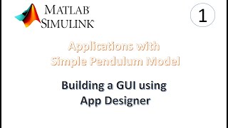 Configure and run pendulum Simulink model using App Designer in Matlab  1 [upl. by Caitlin]