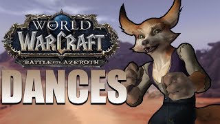 Vulpera amp Mechagnome Dances PreviewOrigins  Patch 83  Battle for Azeroth [upl. by Tsirc]