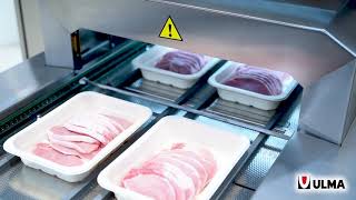 Meat fillets packaging in MAP with TSB 300 traysealer and celullose tray [upl. by Perot478]