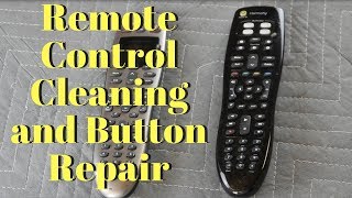 TV Remote Control Cleaning and Button Repair [upl. by Phio]