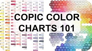 Copic Color Charts  Why Theyre Useful Featuring HEX CHART [upl. by Eanrahc]