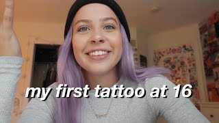 getting my first tattoo at 16 [upl. by Stella]