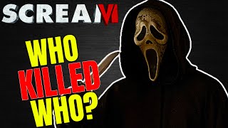 Who Killed Who In Scream 6 Every Ghostface Attack And Kill [upl. by Vogel7]