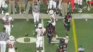 Texas Tech vs Texas 2008 Epic Play [upl. by Eldwen]