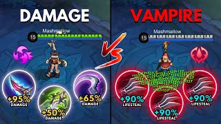 Ruby Damage Build vs Ruby Vampire Build [upl. by Nitaj]