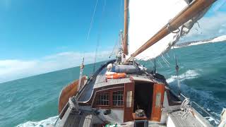 Sailing along the UK South Coast Lemsteraak [upl. by Ysnil]