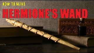 How to Make Hermiones Wand [upl. by Idnym]