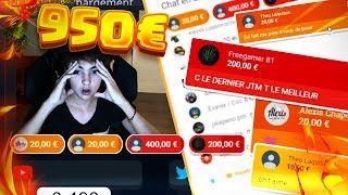 💷1130 DE DONS EN PLEIN LIVE💰😱 EPIC MOMENT😱 [upl. by Katrine]