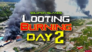 Solomon Islands  Looting amp Burning DAY 2 [upl. by Ulises]