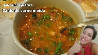 Caldo de carne moída [upl. by Harobed]