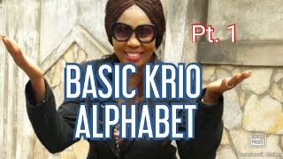 HOW TO READ amp WRITE KRIO ALPHABET  WHAT ARE ALPHABET IN KRIO [upl. by Eenahs733]