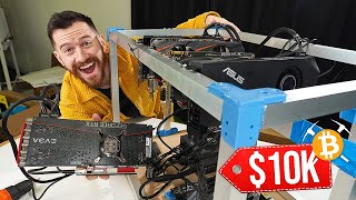 I Built A Bitcoin Mining Rig That PROFITS 10000year [upl. by Leonerd379]