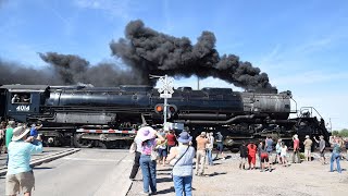 Legendary Union Pacific 4014 quotBig Boyquot in Gila Bend Arizona 10162019 [upl. by Bogie]