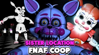 FNAF Coop  Sister Location NIGHT 1 to 6  Full Walkthrough  Roblox [upl. by Zoubek]