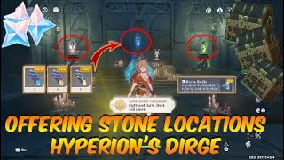 Hyperions Dirge 3 Offering Stone Locations  Enkanomiya Genshin impact [upl. by Niwrek]