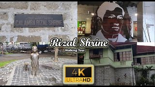 Rizal Shrine Calamba Laguna  Walking Tour [upl. by Fanestil811]