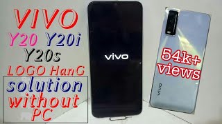 vivo phone hang on logo  vivo y20 y20i y20s hang logo fix  vivo hang on logo problem fix [upl. by Yajiv645]