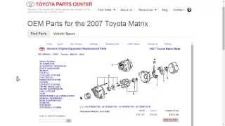 How to Find Parts in Nissan Parts Catalog [upl. by Aara]