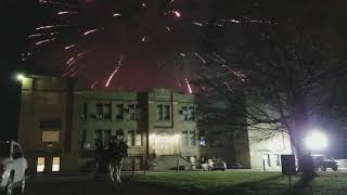 Barrackville WV Christmas 2017 Fireworks [upl. by Ahsiaa]