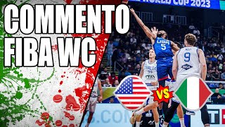 ITALIA vs USA COMMENTO A CALDO POST PARTITA [upl. by Nimref]