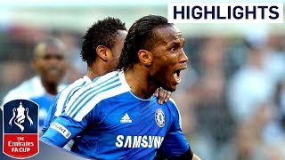 Tottenham 15 Chelsea  Drogba Mata Bale Ramires Lampard Malouda  Official FA Cup highlights [upl. by Anyt]