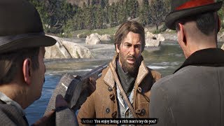 Red Dead Redemption 2  Fishing With Jack Marston amp Meeting Agents Milton amp Ross PS4 Pro [upl. by Rothenberg]