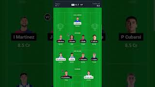 La liga TEAM FOR ⚽️❤️amp FANTSY PLAYER amp MATCH PREDICTION IS BARCELONA WIN ✌️🏆amp👍or subscribe channel [upl. by Akehs988]